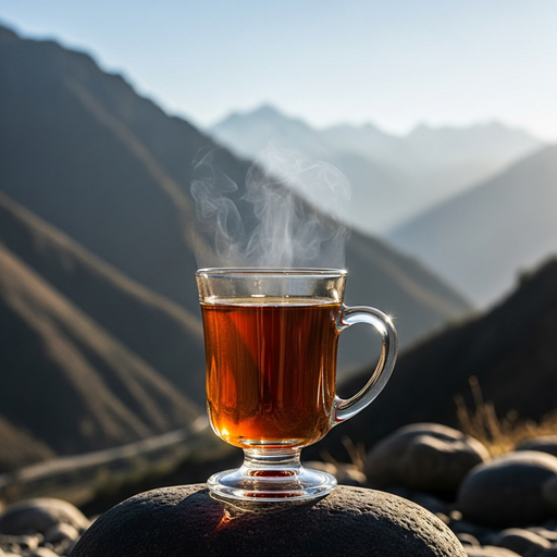 استکان ای در کوهستان سرد